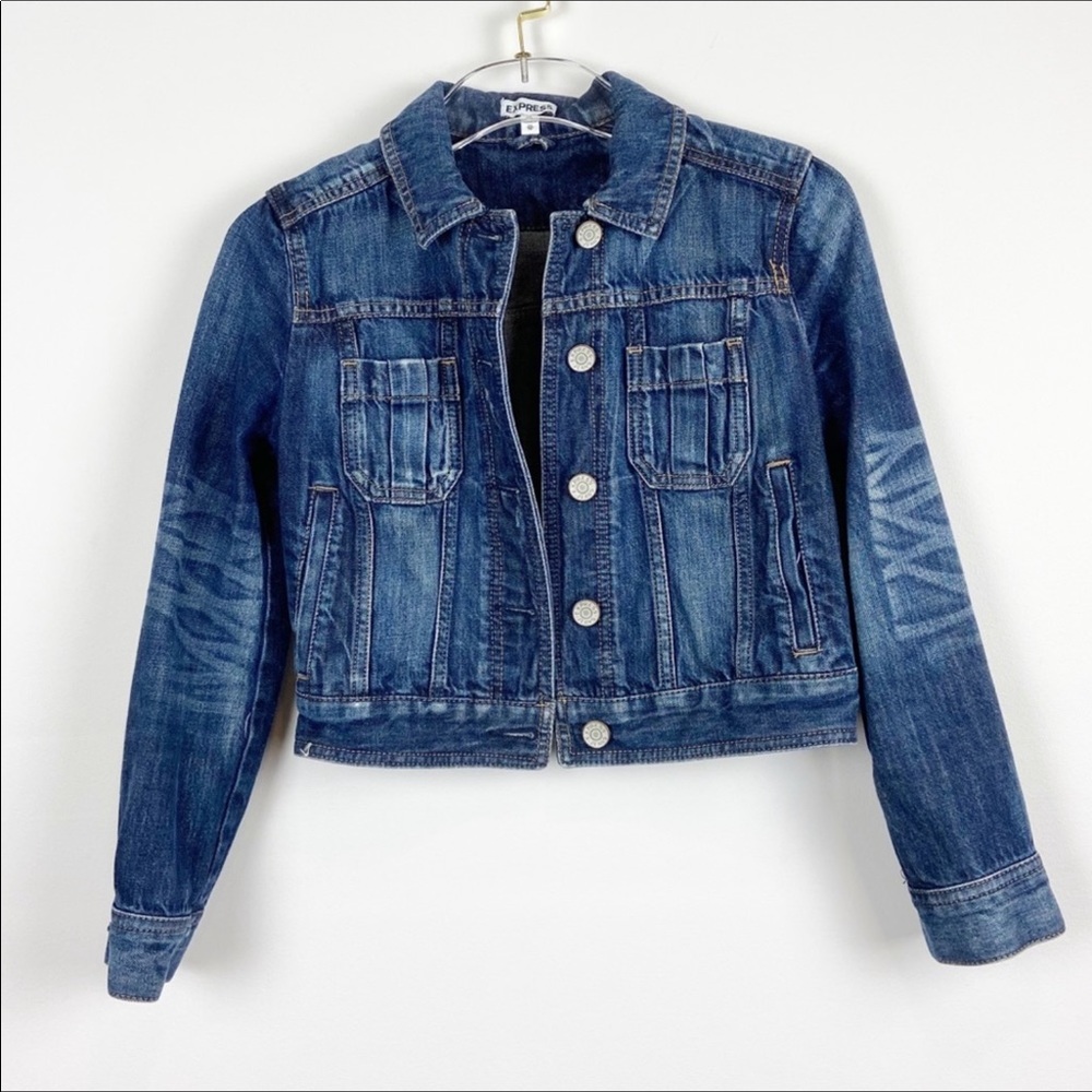 Express cropped jacket XS